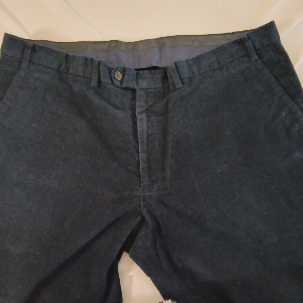 Lauren Ralph Lauren Men’s Corduroy Pants 42x28 Black Classic Fit Straight Leg - Picture 4 of 13